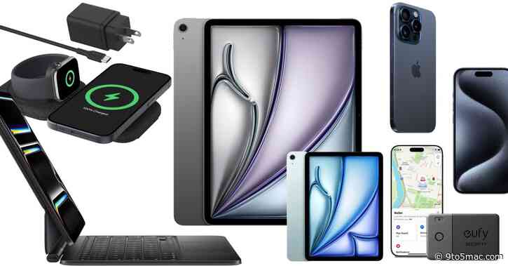 Deals: iPhone 15 Pro $349 off, M2 iPad Air $100 off, Find My gear from $28, MagSafe chargers, more