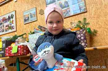 Auch an ein Kuscheltier hat die Tafel in Stemwede gedacht