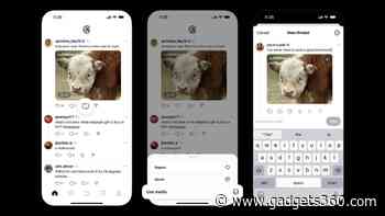 Threads Now Lets Users Reshare Photos, Videos from Others Without Quote Posting