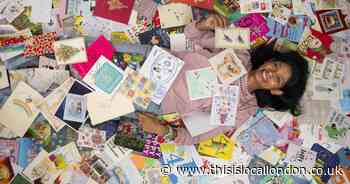 Meet the woman who keeps every Christmas and birthday card she ever gets