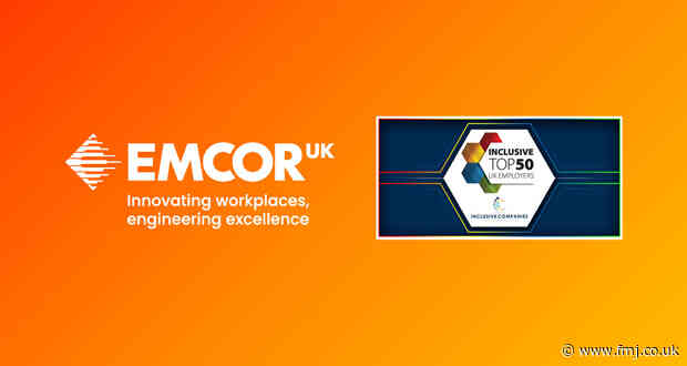 EMCOR UK moves up the Inclusive Top 50 Employers list