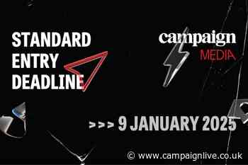 Campaign Media Awards 2025 – deadline approaching