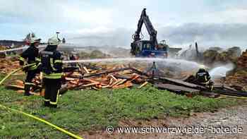 War es Brandstiftung?: Scheune in Calw stand im Oktober in Flammen – so äußert sich die Polizei