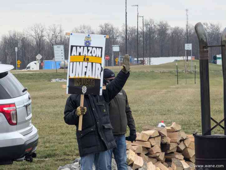 Picketers at Fort Wayne Amazon facility show support for Teamsters strike