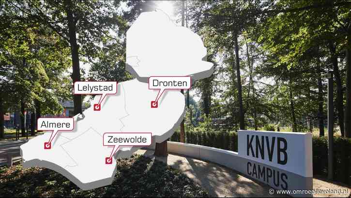 Flevoland - Almere en Lelystad willen thuisbasis KNVB: komst voetballers Oranje naar Flevoland dichterbij