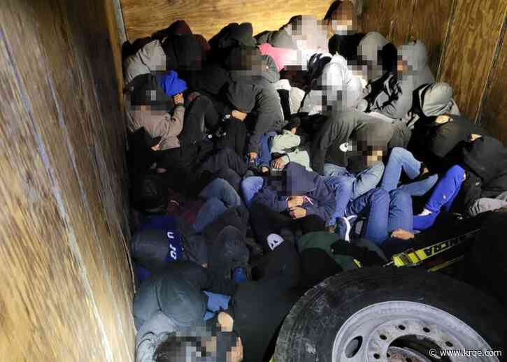 37 migrants found inside tractor trailer truck in southern New Mexico