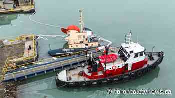 'Theodore Too' refloated after partial sinking in St. Catharines