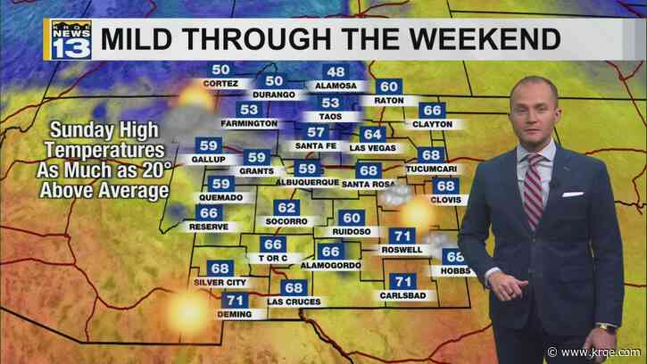 Stretch of mild December weather continues