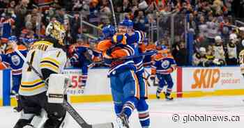 McDavid scores late in third period, Ekholm pots OT winner as Oilers top Bruins 3-2