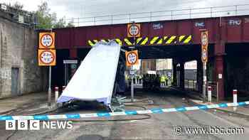 Double decker bus driver admits rail bridge crash