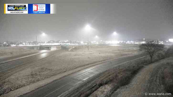 Snow showers continuing this morning