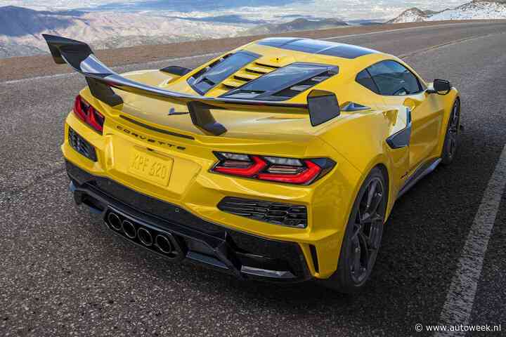 De Chevrolet Corvette ZR1 sprint nauwelijks sneller dan een hybride