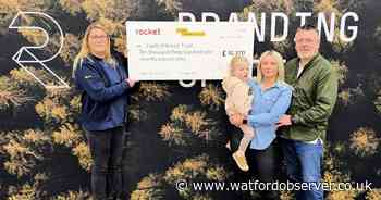 Watford business raises £10,000 for Cystic Fibrosis Trust