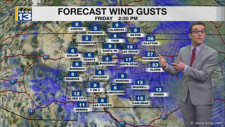 Mild & dry in New Mexico until Christmas