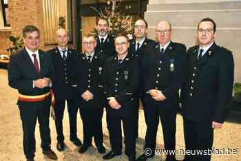 Brandweermannen gehuldigd tijdens Barbarafeest