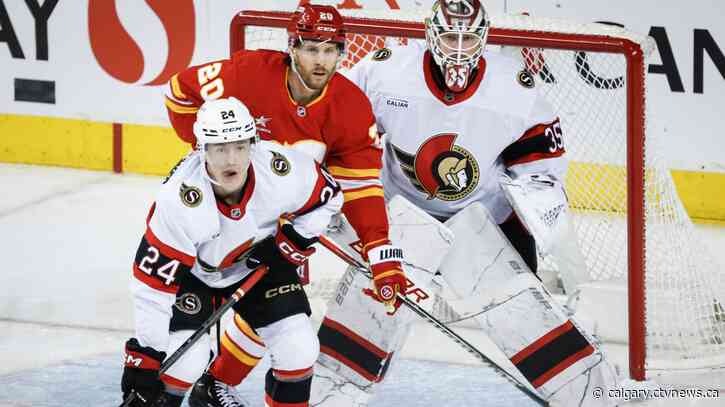 Brady Tkachuk scores in overtime to lead Senators past Flames 3-2