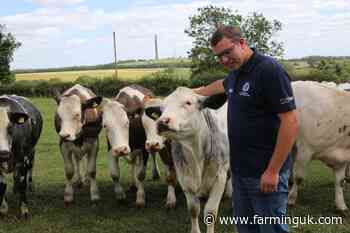 One of the UK's only blind farmers helps inspire next generation