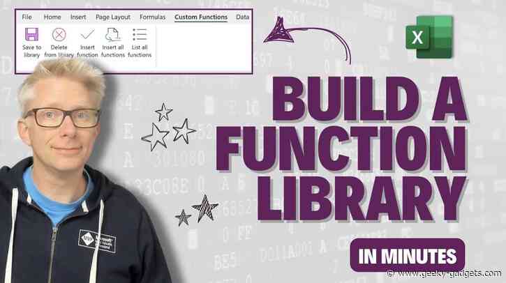 Save Hours in Excel: Build Your Own Function Library in Minutes