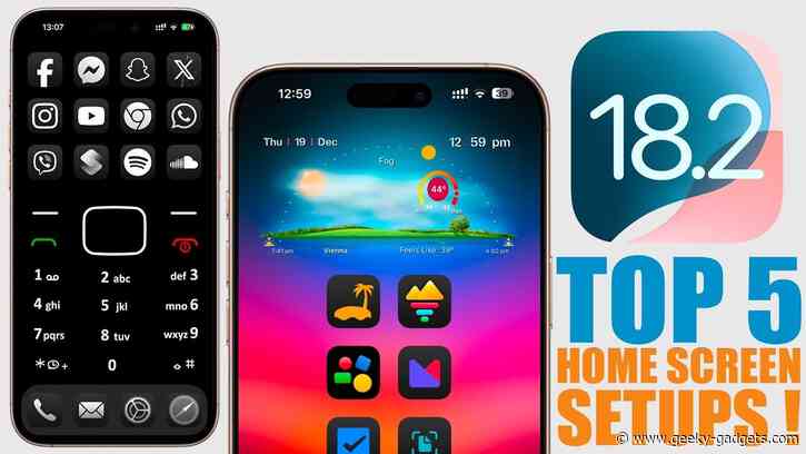Insane iOS 18.2 Home Screen Setups (with Tutorials!)