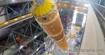 Watch NASA’s SLS rocket take one small step toward the Artemis II moon mission