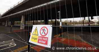 Gateshead Flyover, old Metro trains and broken bridges sum up Tyneside's crumbling infrastructure