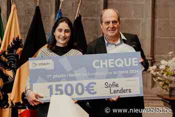 Sofie (23) wint prijs met masterproef over speciale antennes: “Ze heeft duidelijk veel passie voor haar onderzoek”