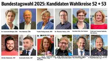 Bundestagswahl 2025: Das sind die Kandidaten im niedersächsischen Harz