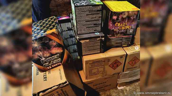 200 kilo illegaal vuurwerk gevonden in berging van 29-jarige man