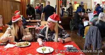 Photos as Newcastle Cathedral hosts Changing Lives Christmas meal for community