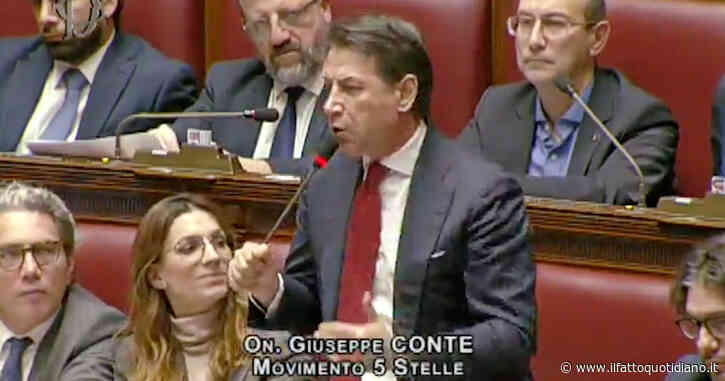 Conte in Aula: “Manovra? Favorite come al solito banche e lobby delle armi, quando penserete agli italiani in difficoltà?”