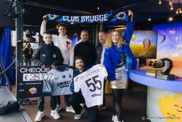 De Warmste Week kleurt blauw-zwart dankzij komst van Maxim De Cuyper en jeugdspeler