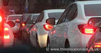 RECAO after crash partially blocks main road