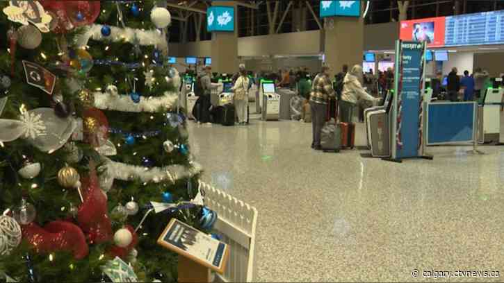 Calgary International Airport welcomes more than 1.5 million passengers during busy holiday travel rush