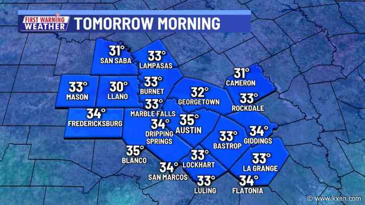 Near freezing tonight, but warmer & wetter next week