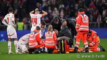 Auf Trage abtransportiert: DFB-Star Benjamin Henrichs bei Leipzig-Pleite schwer verletzt