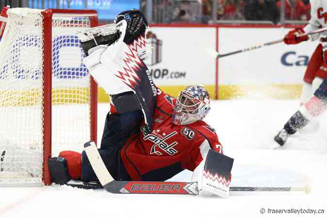NHL roundup: Capitals snap losing streak with 3-1 win over Hurricanes