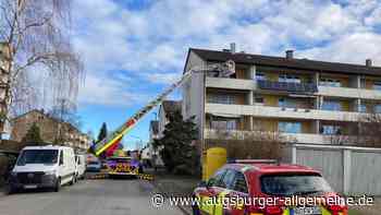 Brand im Neu-Ulmer Stadtteil Pfuhl