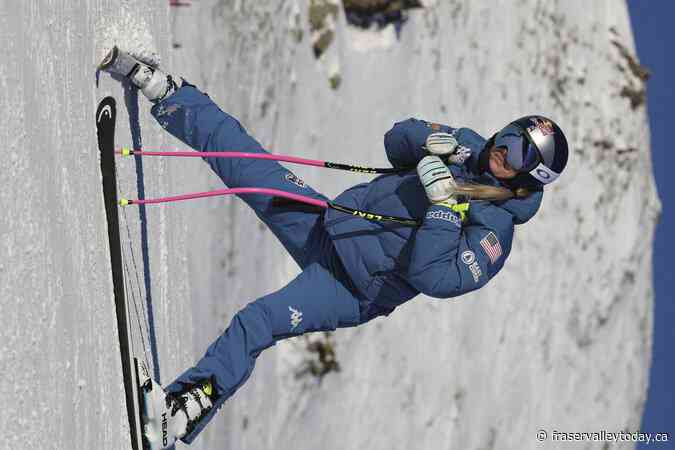 Lindsey Vonn races into 14th in a super-G to mark her return to World Cup skiing at age 40