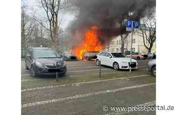 FW-OB: Vater bringt sich und zwei Kleinkinder im letzten Moment in Sicherheit