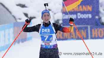 Biathlon: Preuß gewinnt verrücktes Rennen - Sieg, Podium und Bindungsbruch