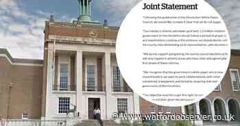 Hertfordshire councils band together to oppose 'supercouncil' merger