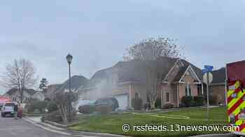 6 people, 3 dogs displaced after Chesapeake house fire