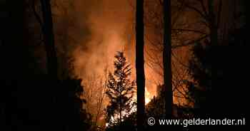 Grote brand in Wijchen, woonhuis kan als verloren worden beschouwd