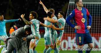 Barça verliest in extremis van Atlético en is koppositie kwijt, Frenkie de Jong hele duel op de bank