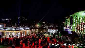 Podium Glazen Huis waar nodig verstevigd om mogelijk harde wind