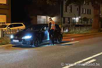 Zes bestuurders onder invloed betrapt bij politiecontroles