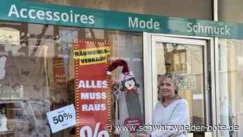 Geschäft in Bad Herrenalb schließt: Abschied von den „Glücksmomenten“