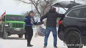 Volunteers help Winnipeg non-profit deliver 200 hampers to families in need