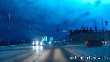 Residents startled by blue flashes in the sky during power outage in Barrie