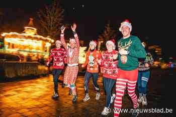 700 deelnemers aan eerste Kerstcorrida kleuren Hasselt rood en wit